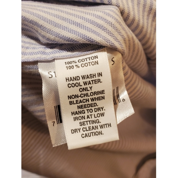 Saks Fifth Avenue trim fit long sleeve button-up - Picture 7 of 7